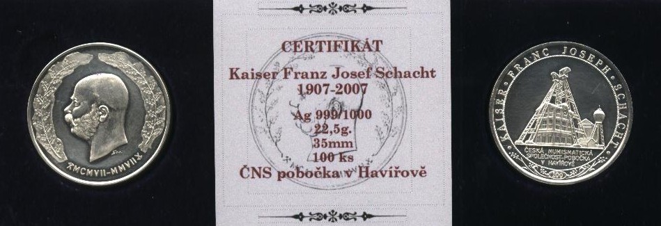 100 let Kaiiser Franc Joseph Schacht.